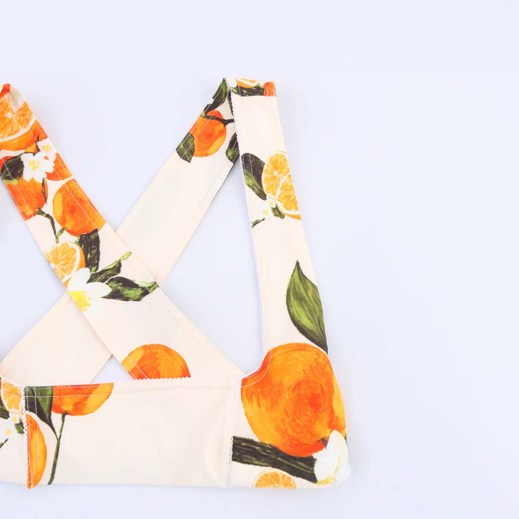 Citrus Bloom Mini Dress