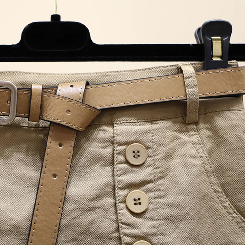 Harajuku Belted Shorts