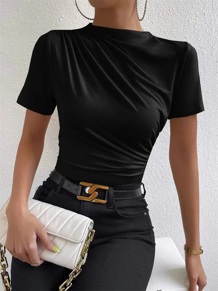 The Celine Ruched Tee