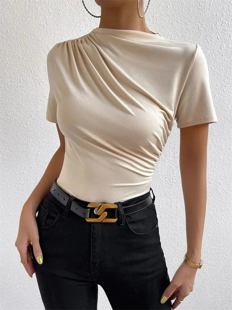 The Celine Ruched Tee