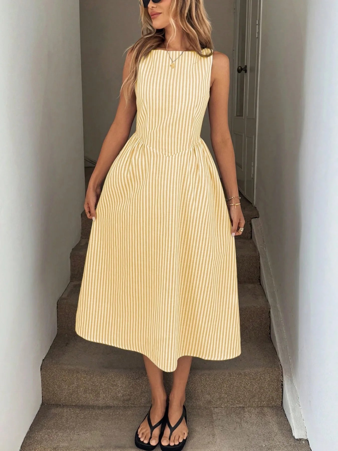 Riviera Stripe Sundress
