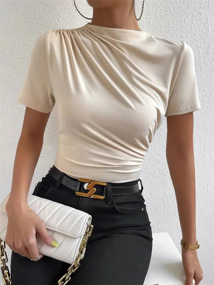 The Celine Ruched Tee