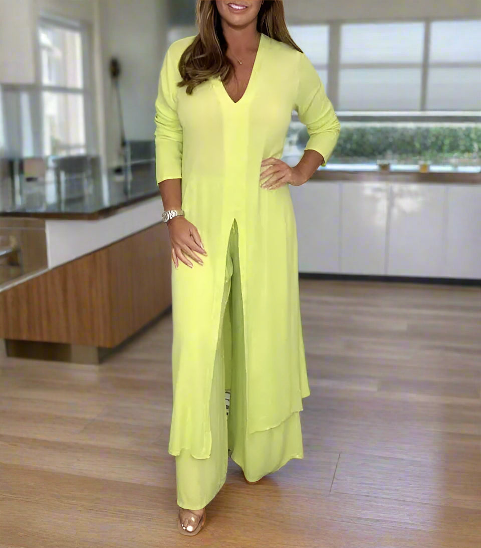 Kaïa Flow Set – Wide-Leg Two Piece