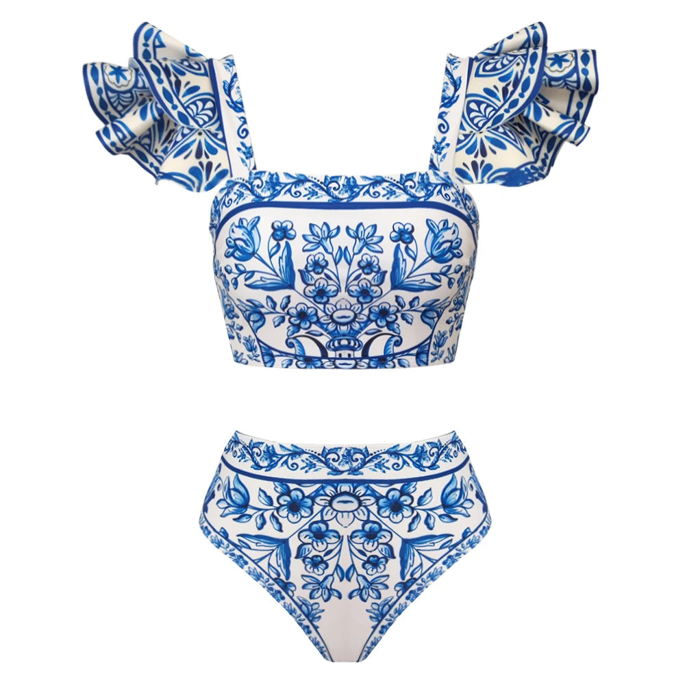 Bahama Ruffle Bikini and Skirt Sets