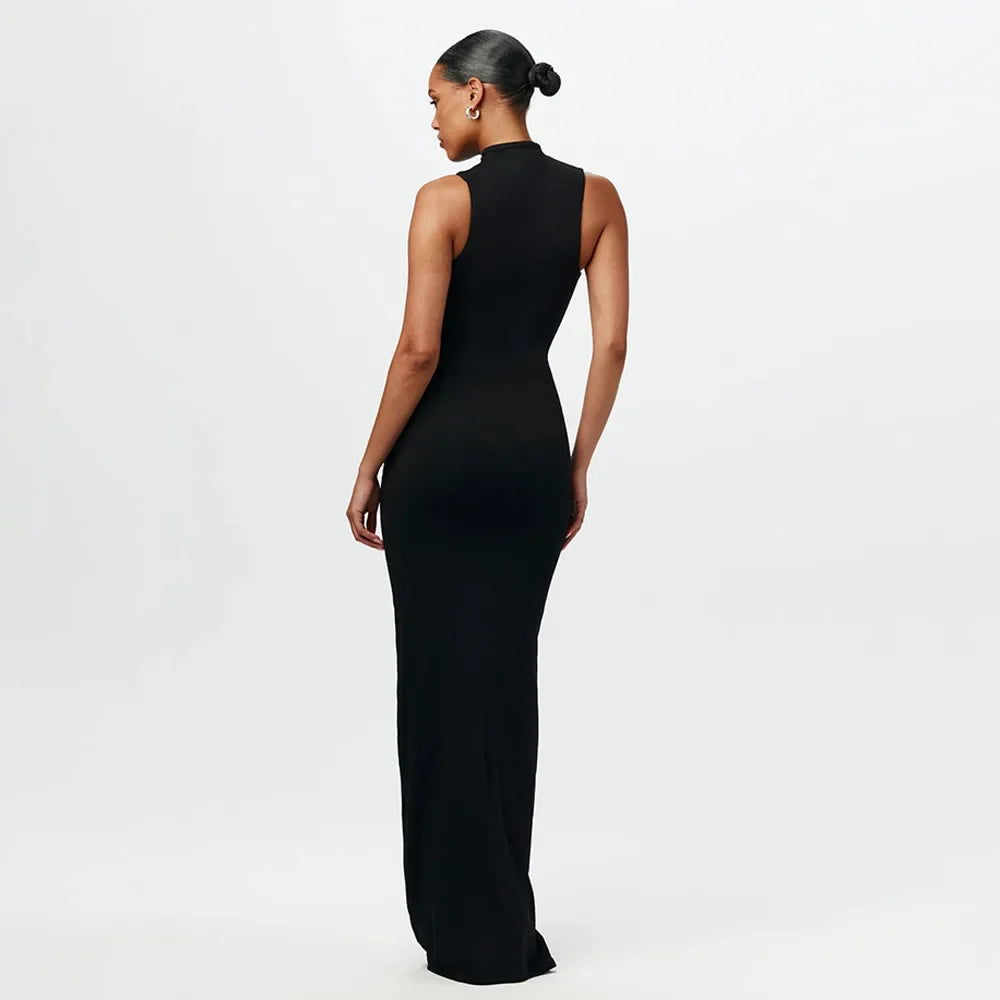 Selene Gown – Wrap Waist Sleeveless Maxi
