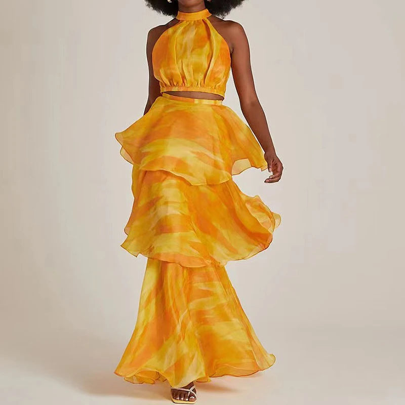 Celeste Cascade Dress