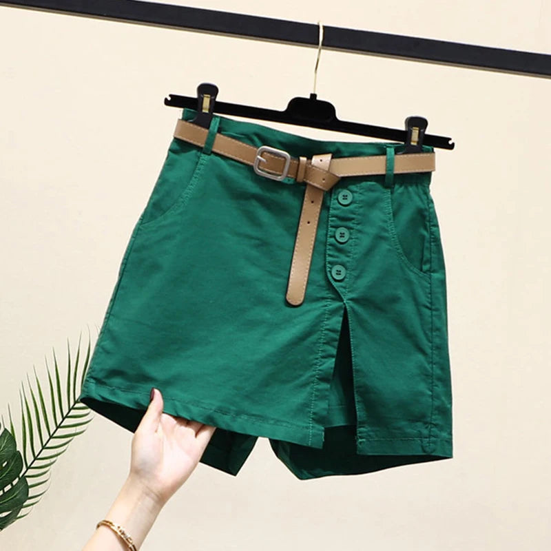 Harajuku Belted Shorts