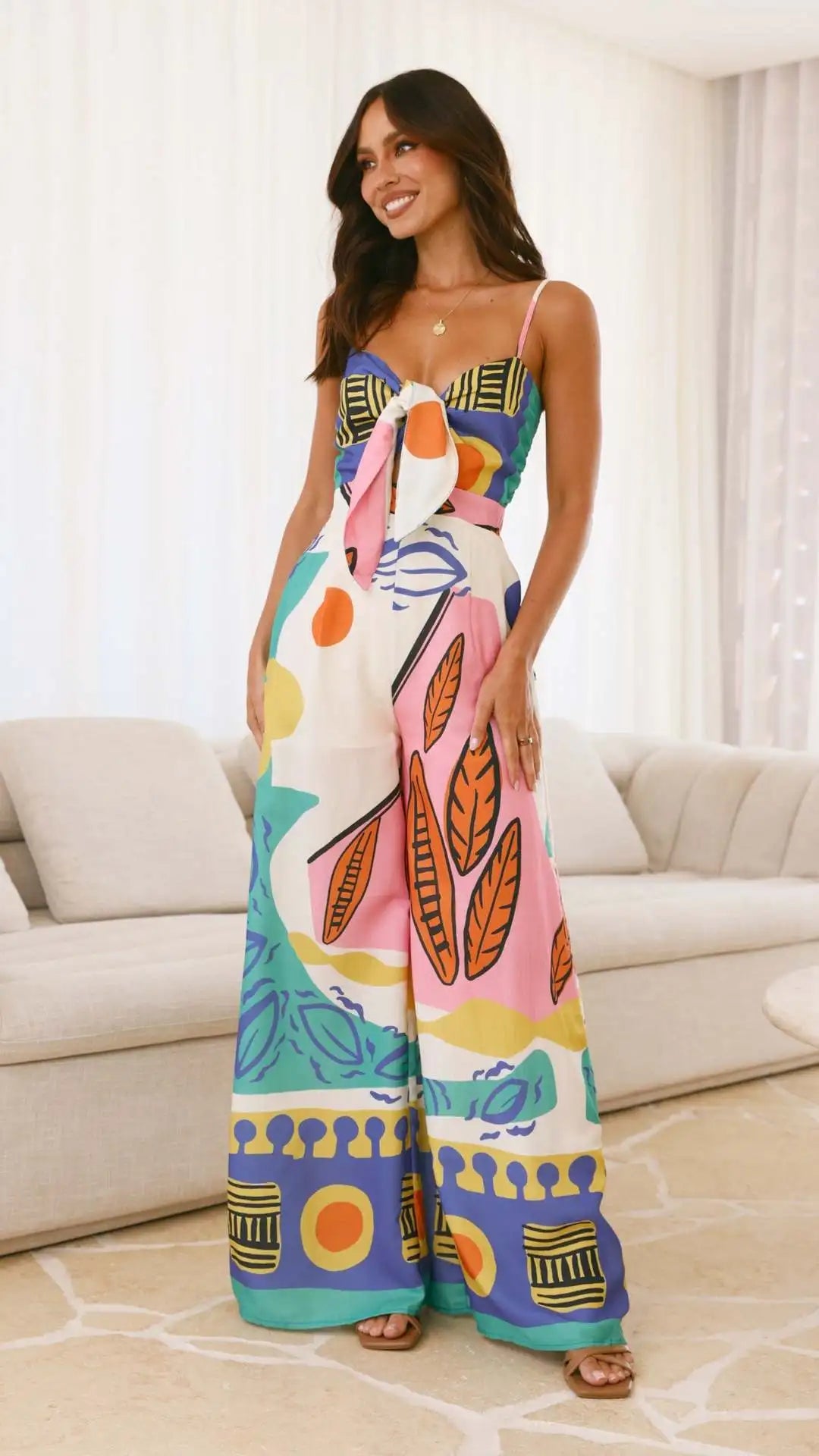 Isla Sol Boho Jumpsuit