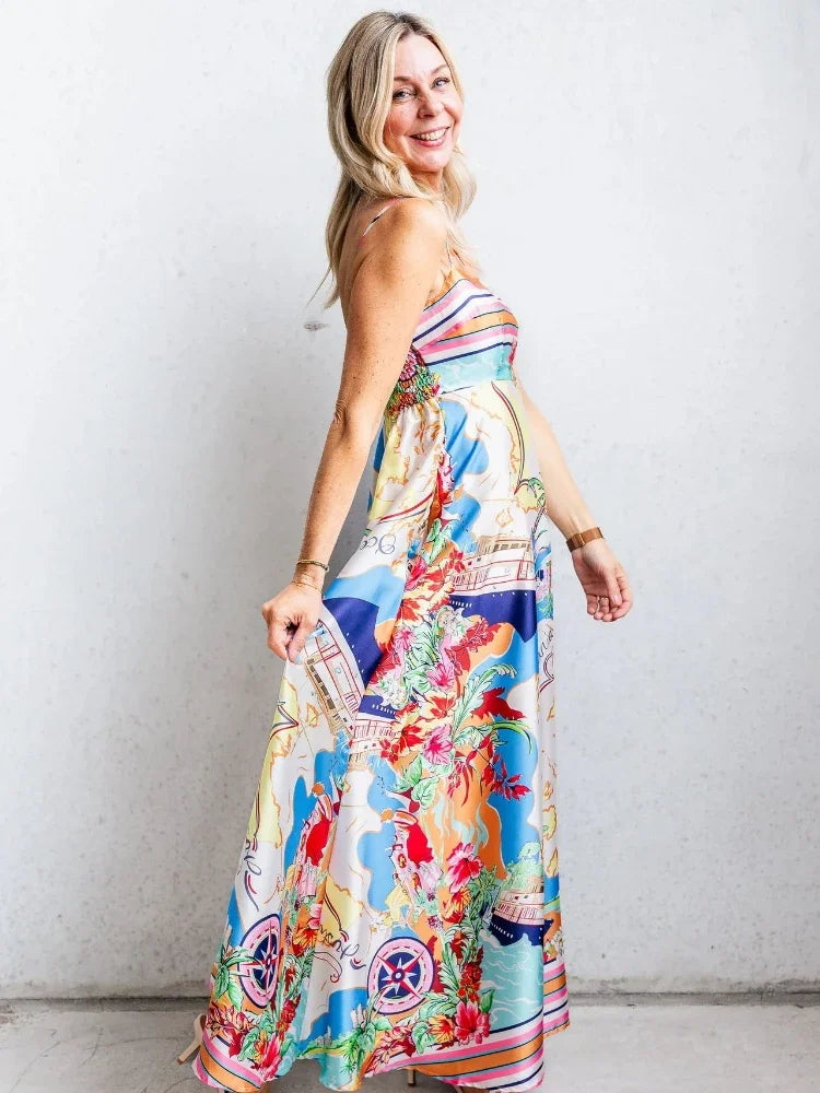Santorini Skies Dress