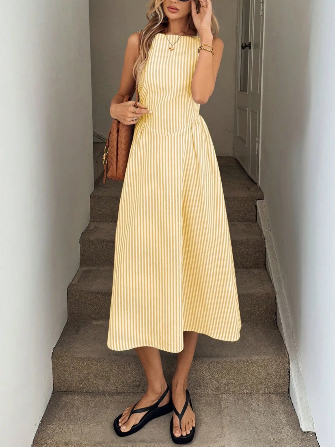 Riviera Stripe Sundress