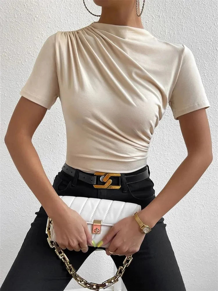The Celine Ruched Tee