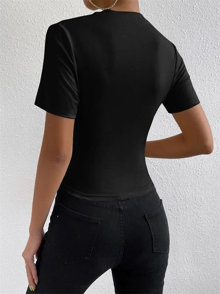 The Celine Ruched Tee