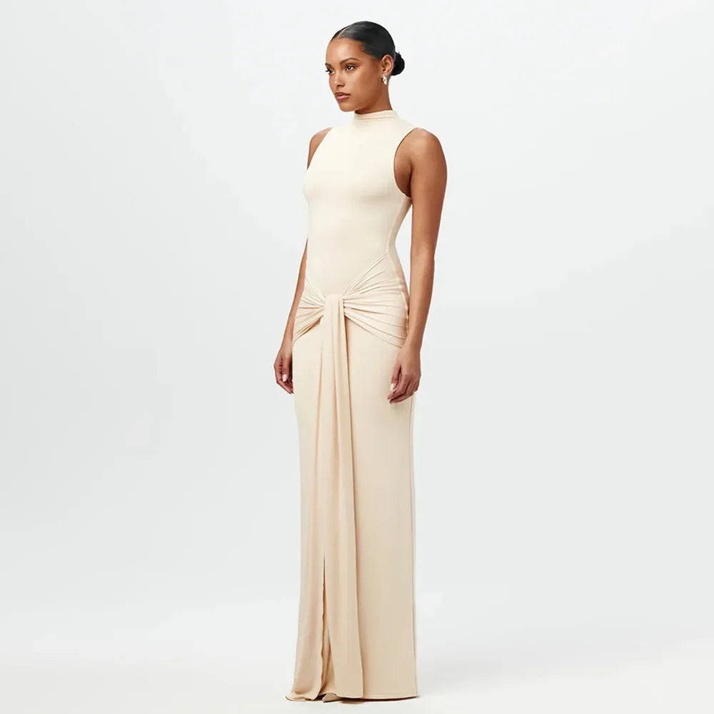 Selene Gown – Wrap Waist Sleeveless Maxi
