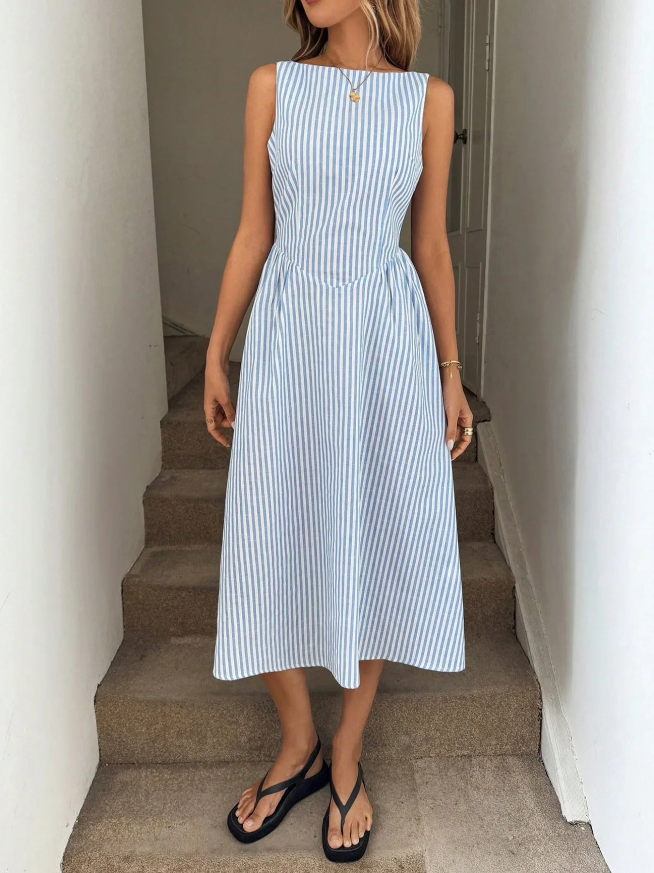 Riviera Stripe Sundress