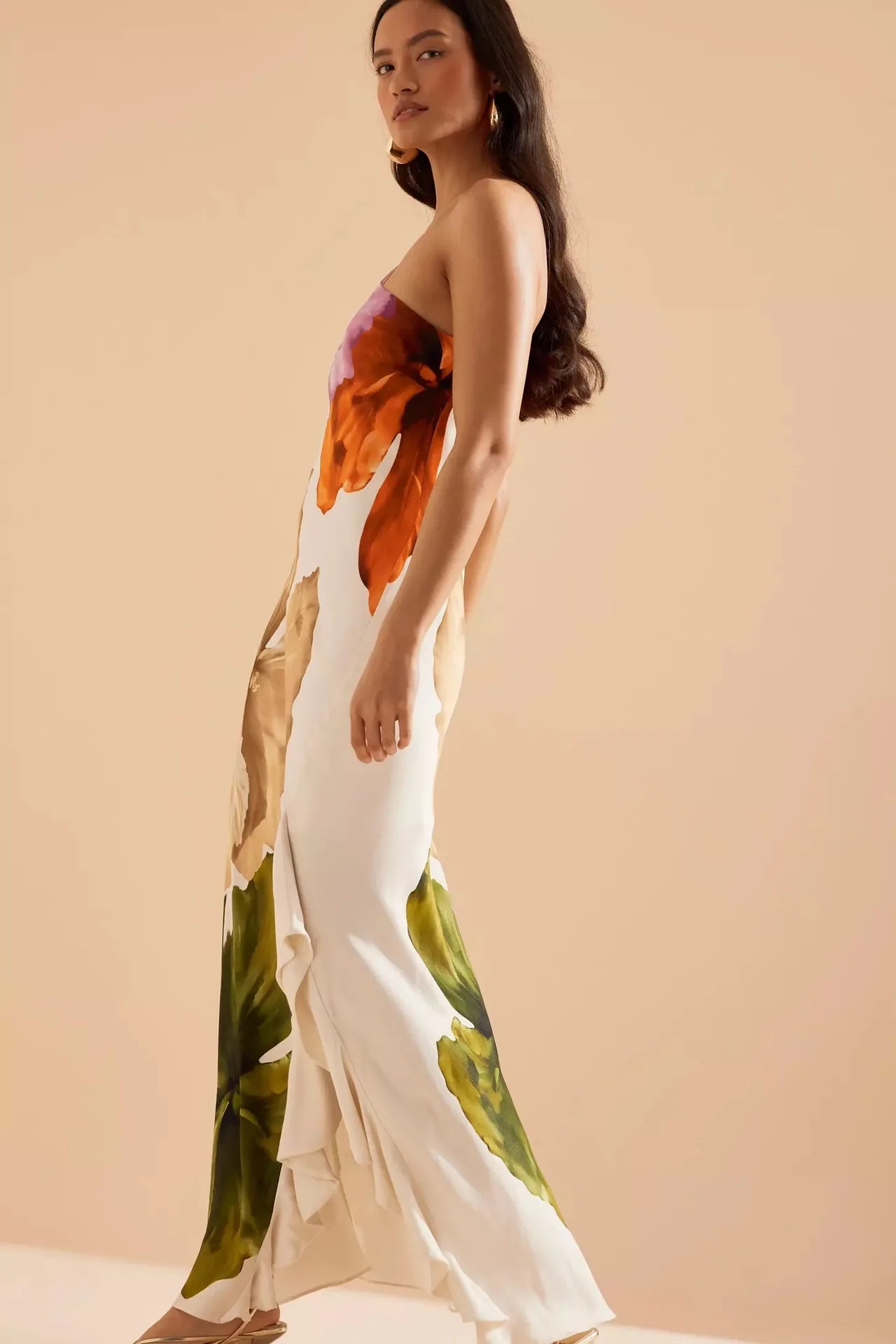 The Moana One-Shoulder Gown