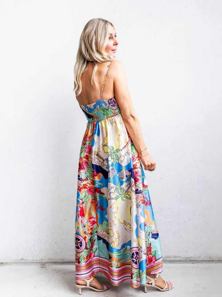 Santorini Skies Dress